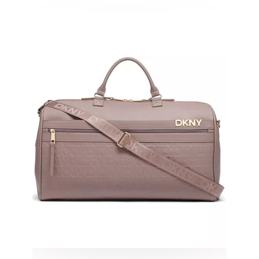 DKNY Clean Cut 21" Duffel In Ash Women’s Duffel Bag  Travel Carryall weekender
